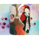 Cute Nezuko mug taza