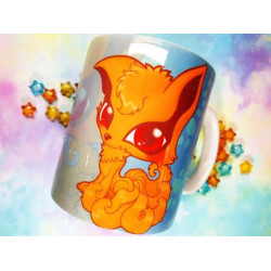 Cute Kurama mug taza