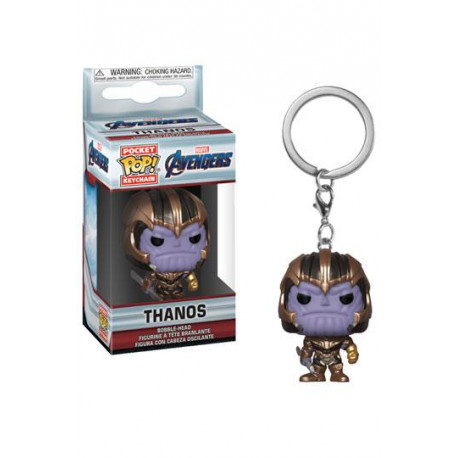 Vengadores Endgame Llavero Pocket POP! Vinyl Thanos 4 cm