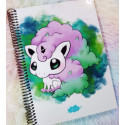 Cute Ponyta Galar notebook cuaderno A5