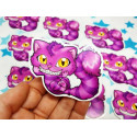 Pegatina papel sticker Cheshire