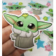 Sticker Pegatina Baby Yoda