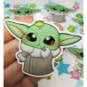 Sticker Pegatina Baby Yoda