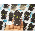 Pegatina papel Sticker Desdentado Toothless