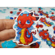 Sticker Pegatina papel Mushu