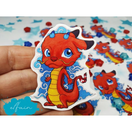Sticker Pegatina papel Mushu