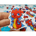 Sticker Pegatina papel Mushu