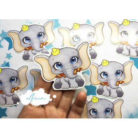 Pegatina papel sticker Dumbo