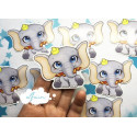 Pegatina papel sticker Dumbo
