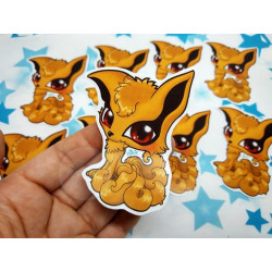 Pegatina papel sticker Kurama