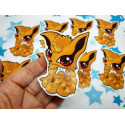 Pegatina papel sticker Kurama