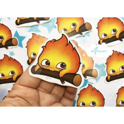 Pegatina papel sticker Calcifer