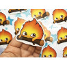 Pegatina papel sticker Calcifer