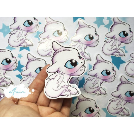 Pegatina papel Sticker Lightfury