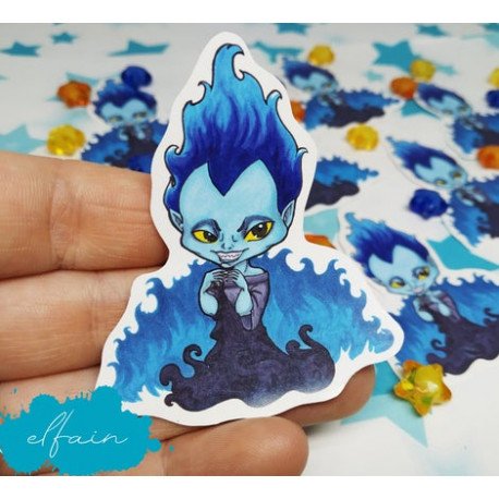 Sticker pegatina papel Hades