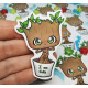Pegatina papel Sticker Groot