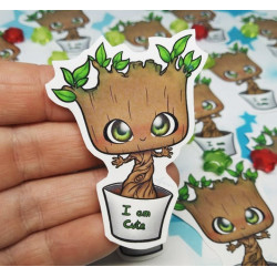 Pegatina papel Sticker Groot