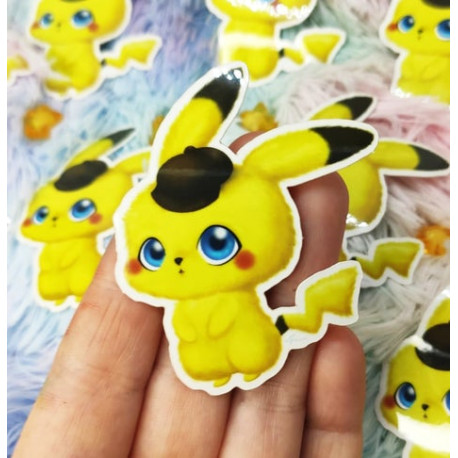 Pegatina Pikachu detective
