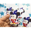 Pegatina papel sticker Mickey brujo