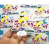 Pegatina papel sticker Alicia y Cheshire