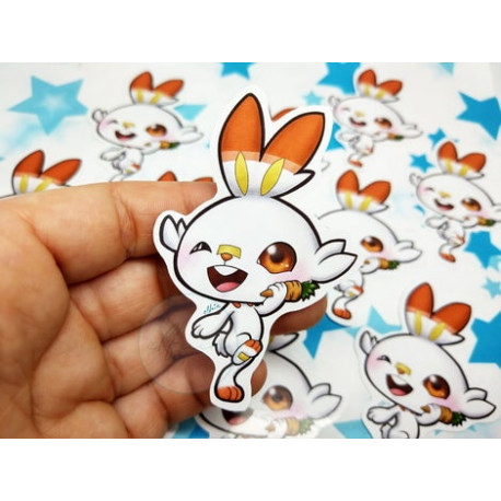Pegatina papel sticker Scorbunny