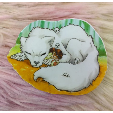 Cute Mononoke and Moro Pegatina Sticker