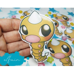 Sticker pegatina papel Weedle
