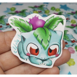 Sticker pegatina papel Ivysaur