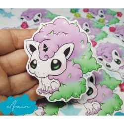 Sticker pegatina papel Ponyta Galar