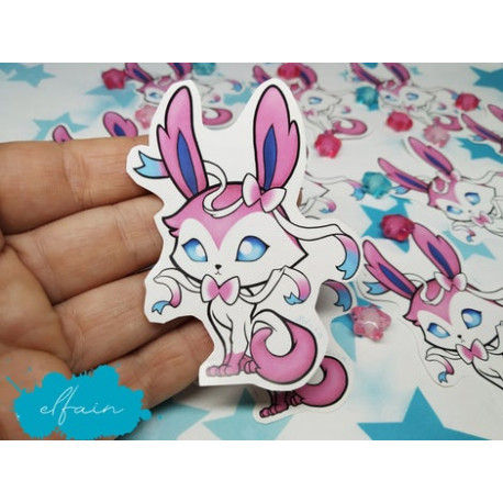 Sticker pegatina papel Sylveon