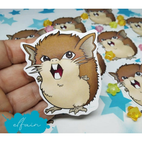 Sticker pegatina papel Raticate