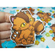 Sticker pegatina papel Catbus Gatobus