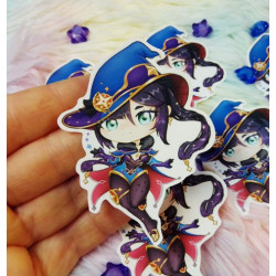 Cute Mona Pegatina Sticker