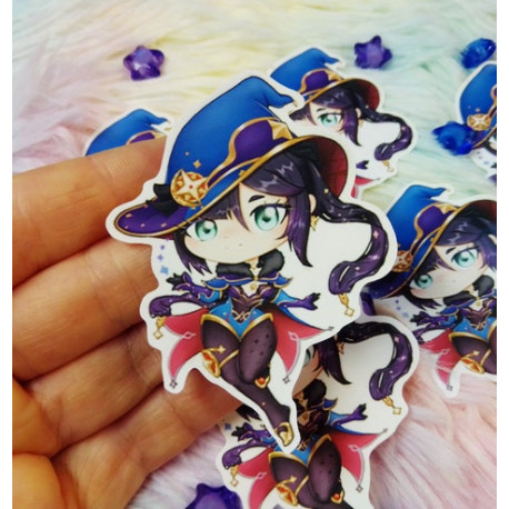 Cute Mona Pegatina Sticker