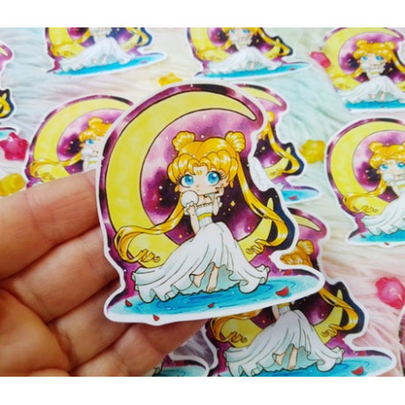 Cute Sailor Moon Pegatina Sticker
