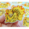 Cute Naruto and Kurama Six Path Pegatina Sticker