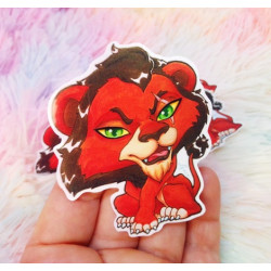 Pegatina Sticker Scar