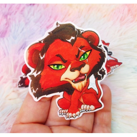 Pegatina Sticker Scar