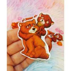 Pegatina Sticker Hermano Oso Brother Bear