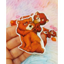 Pegatina Sticker Hermano Oso Brother Bear