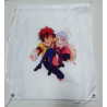 Mochila saco Shiro y Sora - No game no life