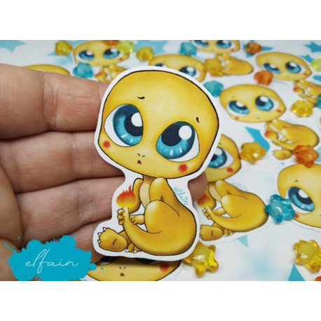 Pegatina papel sticker Charmander