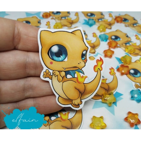 Pegatina papel sticker Charizard