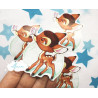 Pegatina papel sticker Bambi