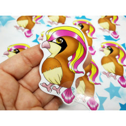 Pegatina papel sticker Pidgeotto