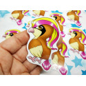 Pegatina papel sticker Pidgeotto