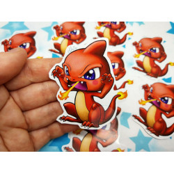 Pegatina papel sticker Charmeleon