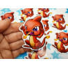 Pegatina papel sticker Charmeleon