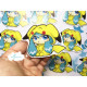 Pegatina papel sticker Miku Pika