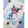 Postal Greninja postcard